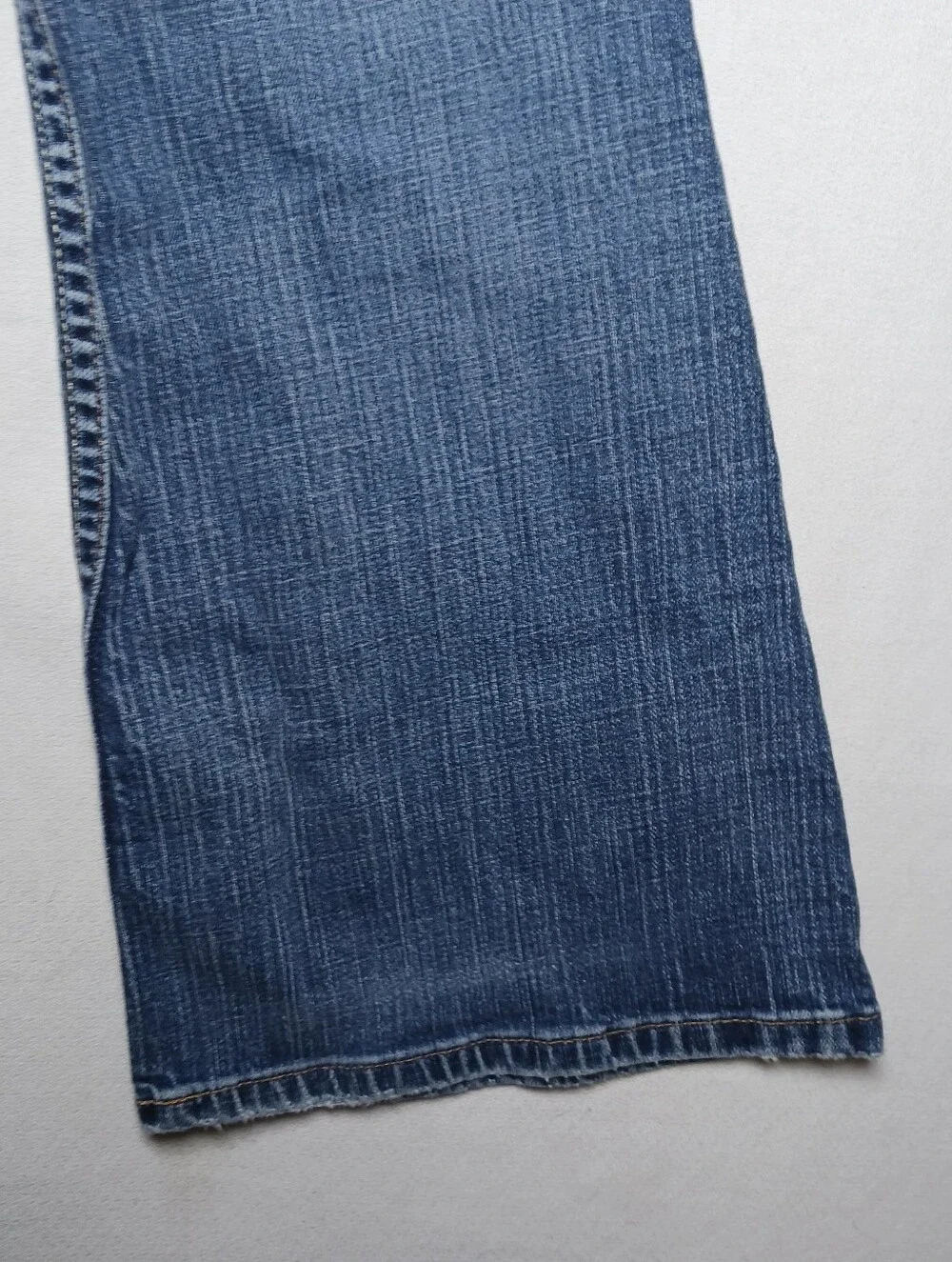 BKE Buckle Womens Star Stretch Flare Jeans 27X29 Medium Blue Wash Ripped Denim